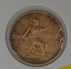Anglie - 1 farthing 1931