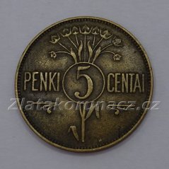 Litva - 5 centai 1925