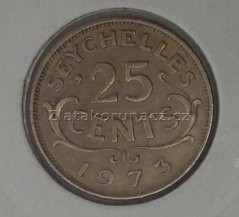 Seychelles - 25 cents 1973