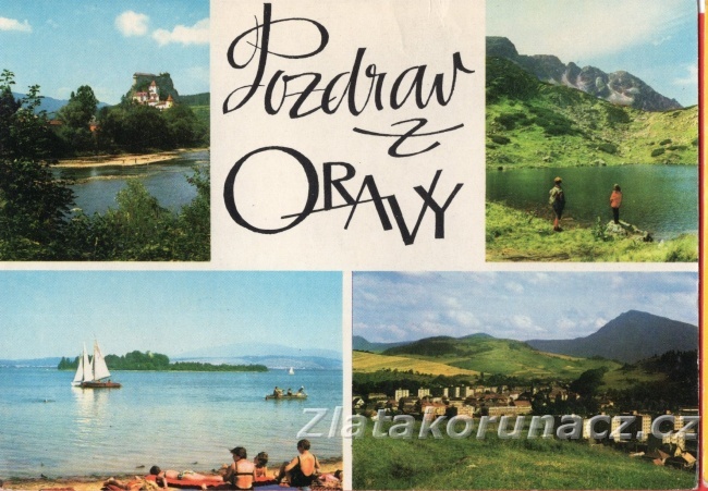 Orava - pozdrav z Oravy - Roháče, Dolný Kubín, zámek, přehrada