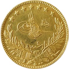 Zlatá mince - Turecko (Osmanská říše) - 500 Kurush 1912