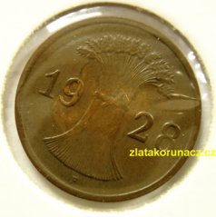 Německo - 1 Reichspfennig 1928 F