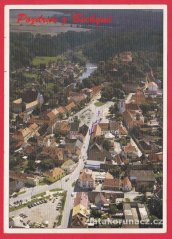 Pozdrav z Bechyně - náměstí T.G. Masaryka