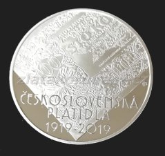 2019 - 500Kč Zahájení vydávání československých platidel Proof