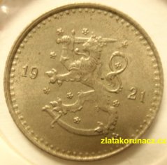 Finsko - 25 penniä 1921 H