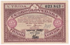 Los - 15 kč - 25. Československá třídní loterie V. - E 1931