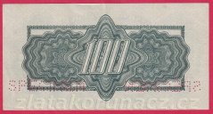 100 Korun 1944  BA, KOLEK ,2 X SPECIMEN