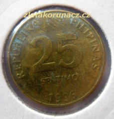 Filipiny - 25 sentimos 1996