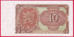 10  Kčs 1953 CB ruský číslovač