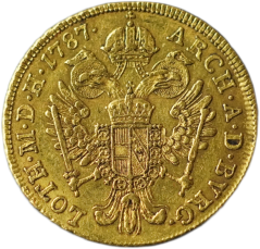 Zlatá mince 1 Dukát 1787 A Josef II.