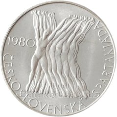 1980 - 100Kčs - Spartakiáda - Standart