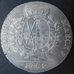 Německo  - Sasko - 1 tolar 1782 I.E.C.