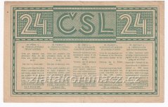 Los - 15 Kč - 24. Československá třídní loterie r.1931