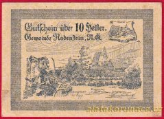 Rabenstein - 10 haléřů - 1920