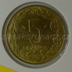 Afrika - Centrální - 5 franc 1977