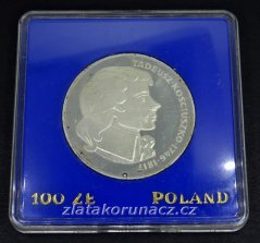 Polsko - 100 zlotych 1976 - Tadeusz Kosciuszko