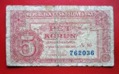 5 Kčs 1949 A 80