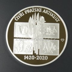 2020 - 200Kč Vydání Čtyř pražských artikul Proof