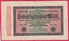 Německo - 20.000 mark 20.2.1923 - série Q-LE