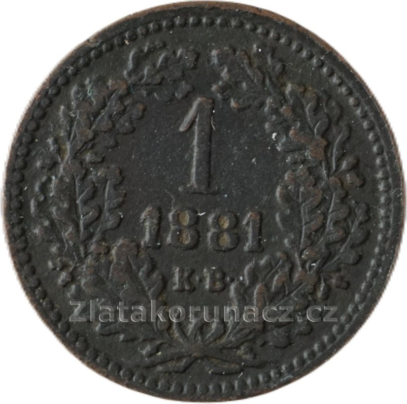 1 krejcar F.J. I.-1881 KB