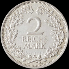 Německo- Výmar-2 marka-1926 A