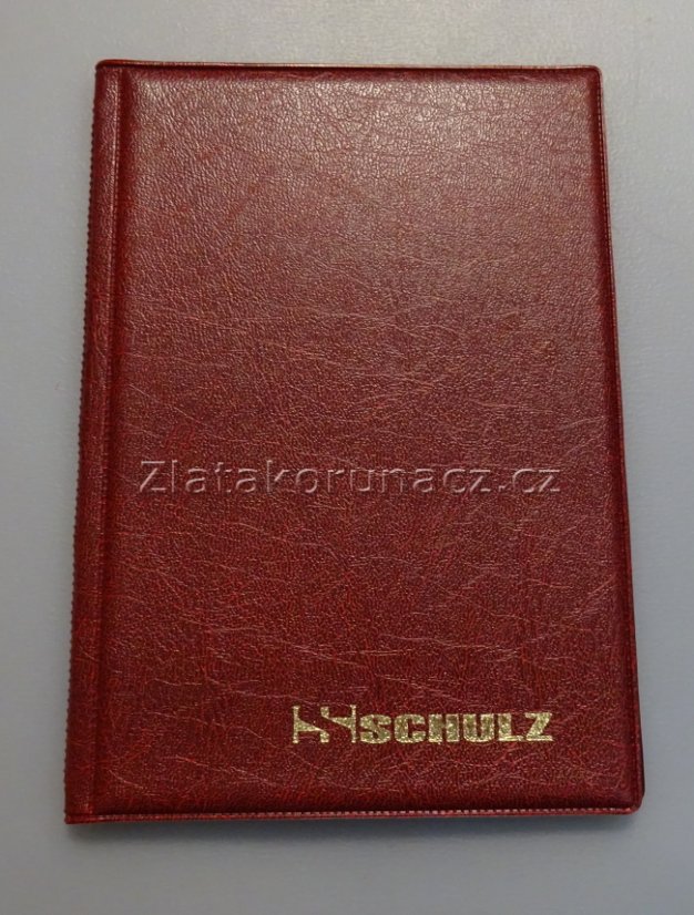 Kapesní album na 96 mincí - červené