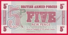 Anglie - 5 New Pence 1972 British Armed Forces - 6. série