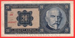 20 Korun 1926 Zf