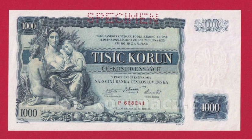1000 Korun 1934 P
