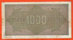 Německo - 1000 mark 15.9.1922 - série Cc-NF