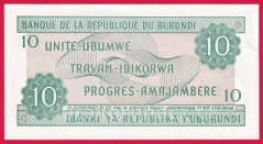 Burundi - 10 Francs 1995