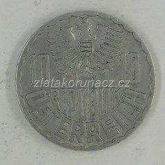 Rakousko - 10 groschen 1951