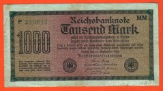 Německo - 1000 mark 15.9.1922 - série P-MM