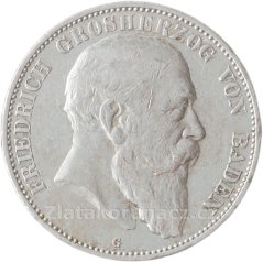 Německo - Baden - 5 marka 1903 G
