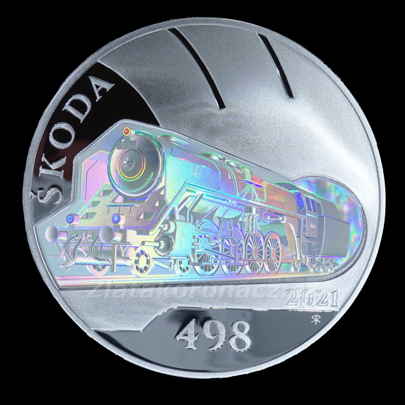2021 - 500Kč Parní lokomotiva Škoda 498 Albatros Proof