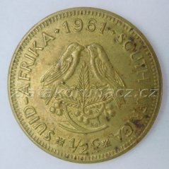 Afrika jižní (Jihoafrická rep.) - 1/2 cent 1961