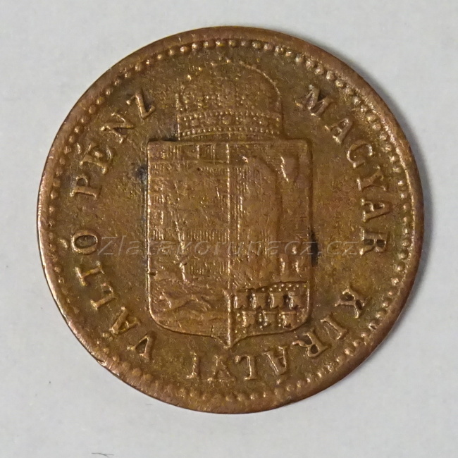 1 krejcar   1887 K.B.