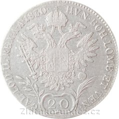 20 Krejcar 1830 B