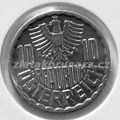 Rakousko - 10 groschen 1990