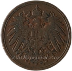 Německo - 1 Reich Pfennig 1900 J