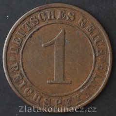 Německo - 1 Reischpfennig 1924 A