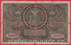 Polsko - 500 Marek 1919 II.Serie