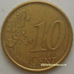 Španělsko - 10 Cent 2001