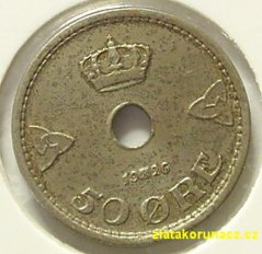 Norsko - 50 ore 1926