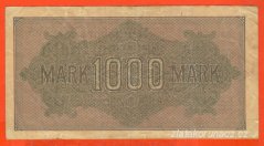 Německo - 1000 mark 15.9.1922 - série Q-BW