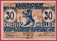 Berndorf - 30 haléřů - 1920