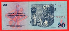 Československo - 20 Korun - 1970 L 04