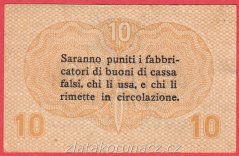 Itálie - 10 Centesimi 1918