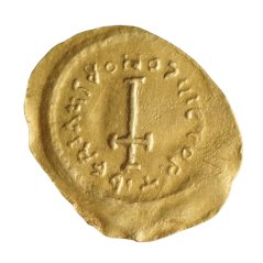 Zlatá antická mince Řím - Tiberius II. Constantinus