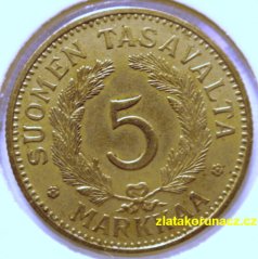 Finsko - 5 markkaa 1940 S